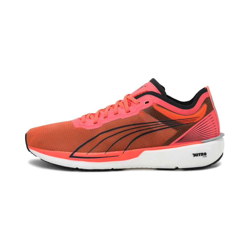 Women's PUMA Liberate Nitro Running Shoes, Black/red