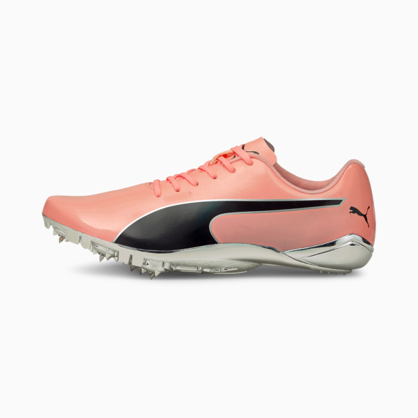 evoSPEED Electric 10 Track and Field Shoes, Elektro Peach-Puma Black-Puma Silver, large-ZAF
