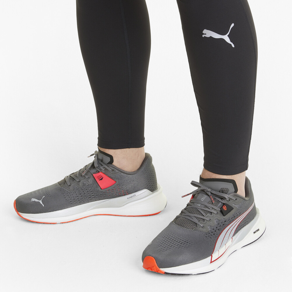 

PUMA - male - Кроссовки Eternity Nitro Men's Running Shoes – CASTLEROCK-Puma White-Lava Blast –, Серый