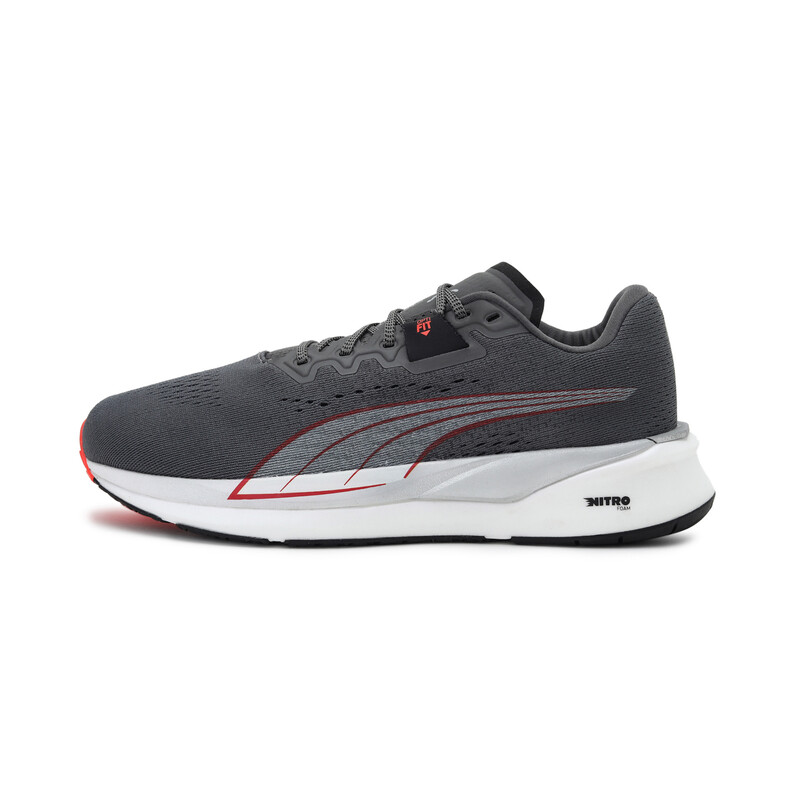 

Men's PUMA Eternity Nitro Running Shoes, White/black/red