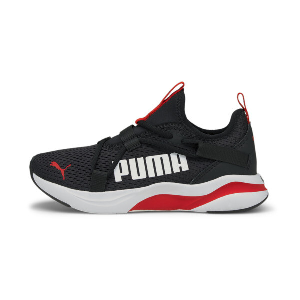 Puma Softride Rift Pop Sneakers Big Kids In Black-high Risk Red
