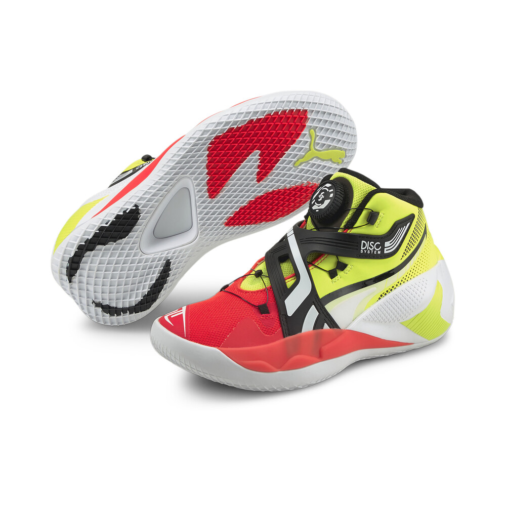 Disc Rebirth Basketball Shoes | Yellow - PUMA