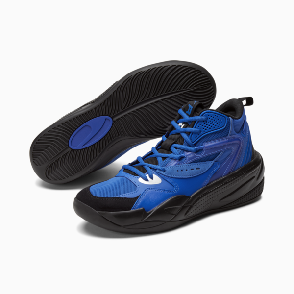 Dreamer 2 Mid Basketball Shoes, Puma Royal-Puma Black, large-ZAF