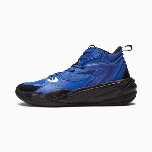 Dreamer 2 Mid Basketball Shoes, Puma Royal-Puma Black, large-ZAF