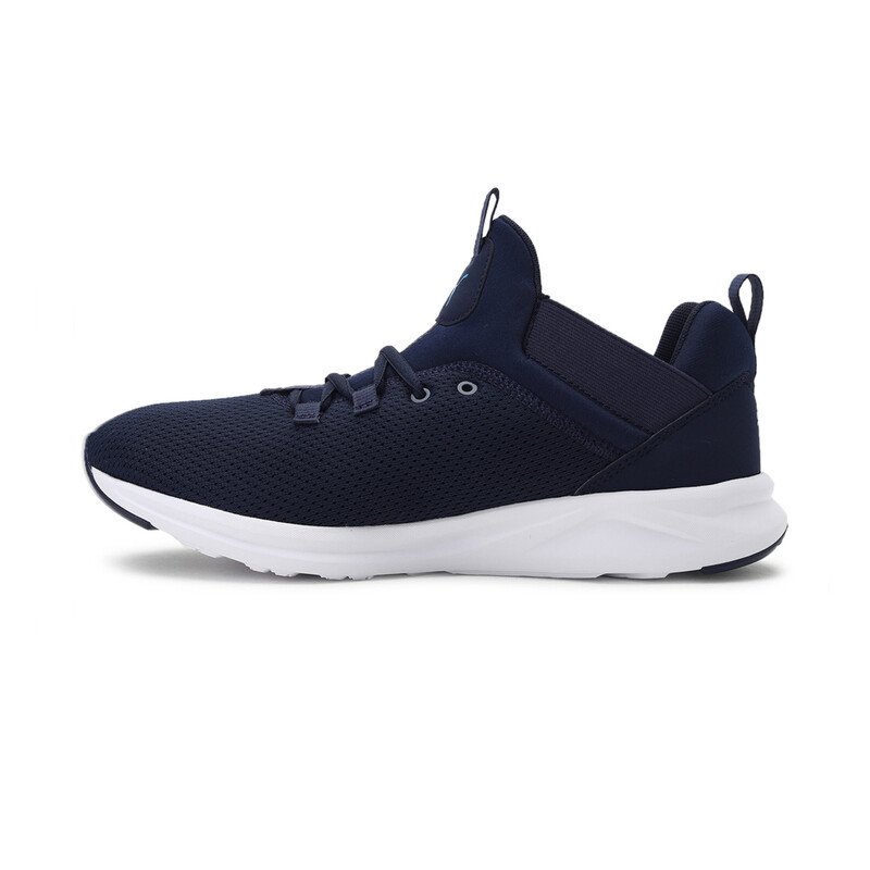 

Men's PUMA Zeta Running Shoes, White/black/purple