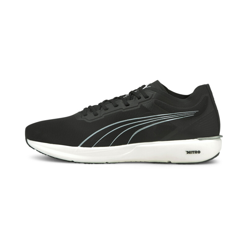 

Men's PUMA Liberate Nitro Running Shoes, White/black/silver