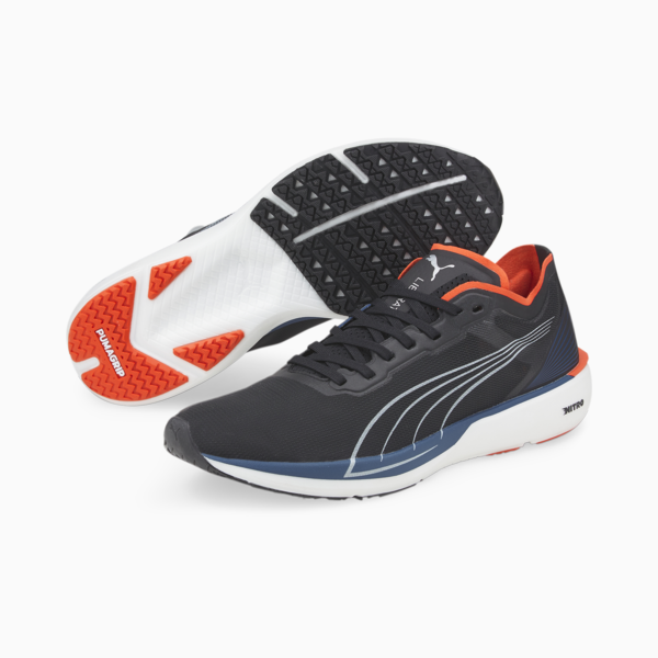 Liberate NITRO™ Men's Running Shoes, Puma Black-Cherry Tomato-Sailing Blue, large-ZAF