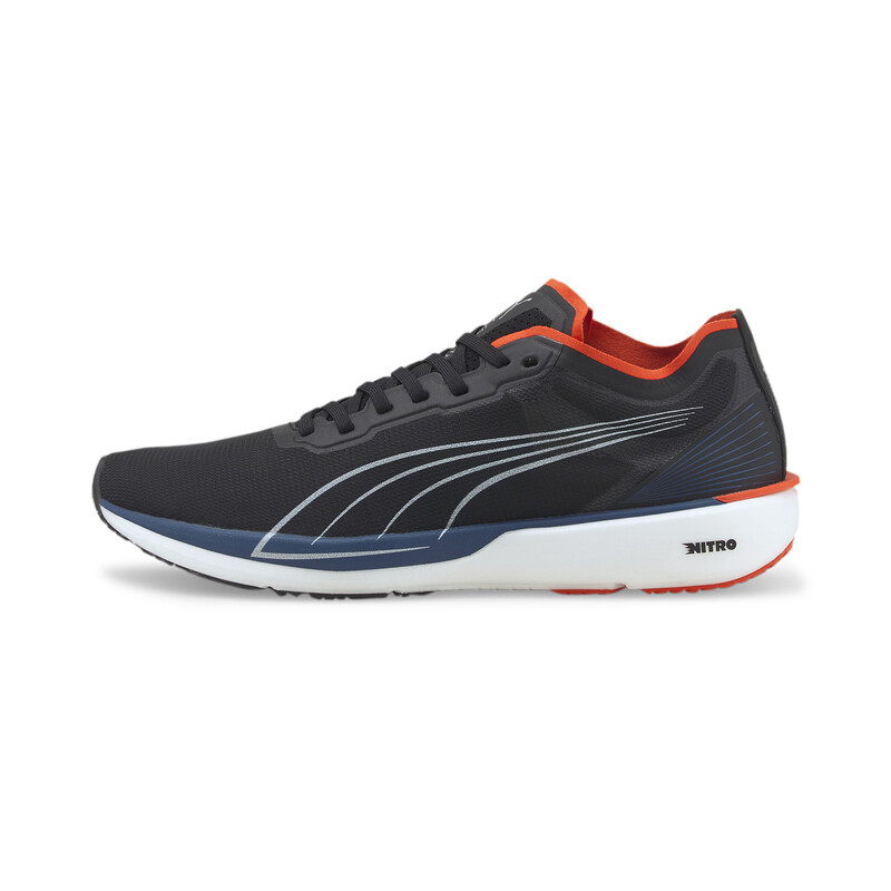 

Men's PUMA Liberate Nitro Running Shoes, Black/red/blue