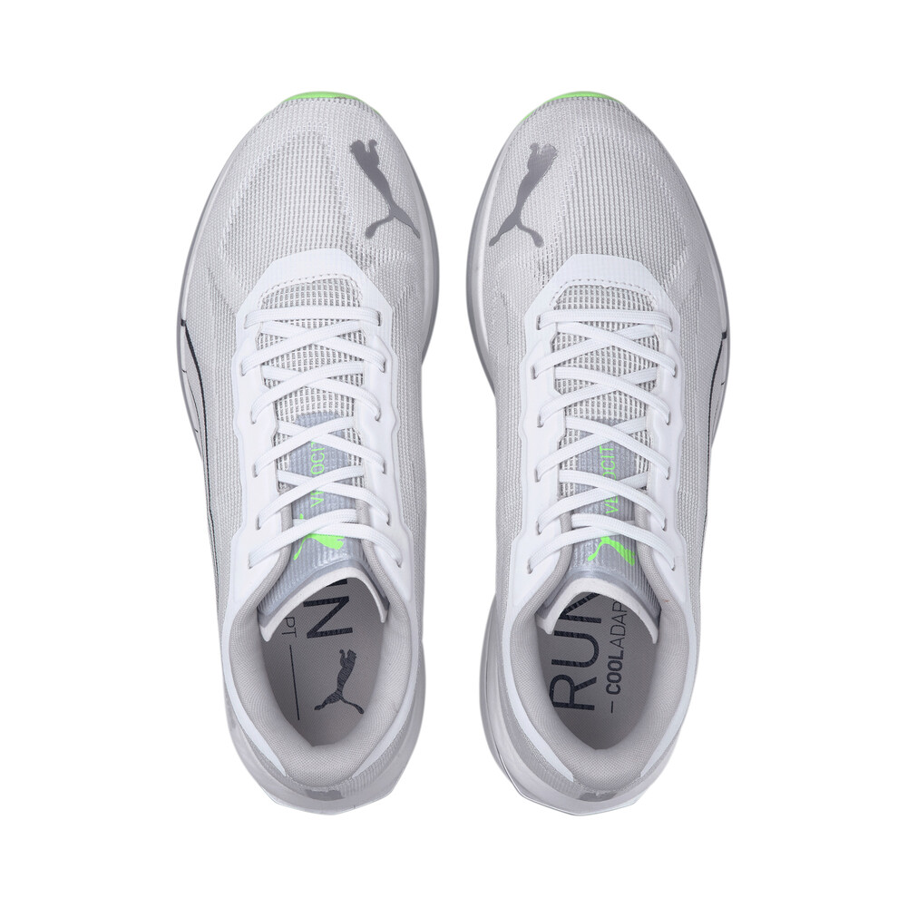 

PUMA - male - Кроссовки Velocity Nitro COOLadapt Men's Running Shoes – White-Black-Elektro Green –, Белый