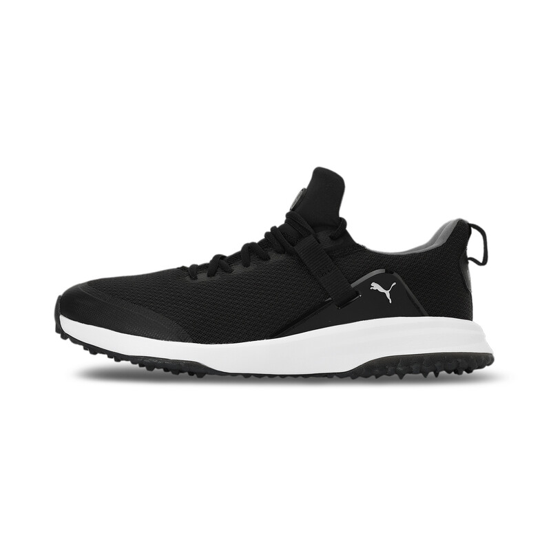 

Men's PUMA Fusion Evo Extra Wide Golf Shoes, Black/purple