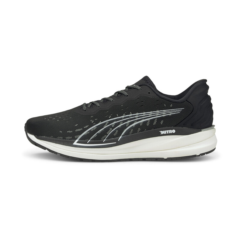 

Men's PUMA Magnify Nitro Running Shoes, White/black
