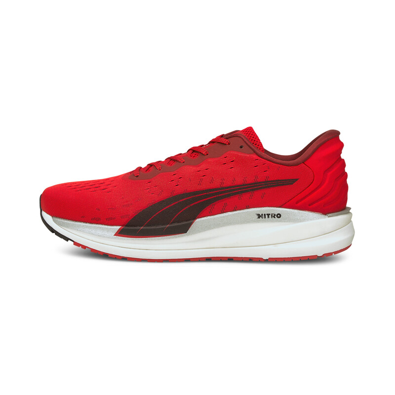 

Men's PUMA Magnify Nitro Running Shoes, Black/red