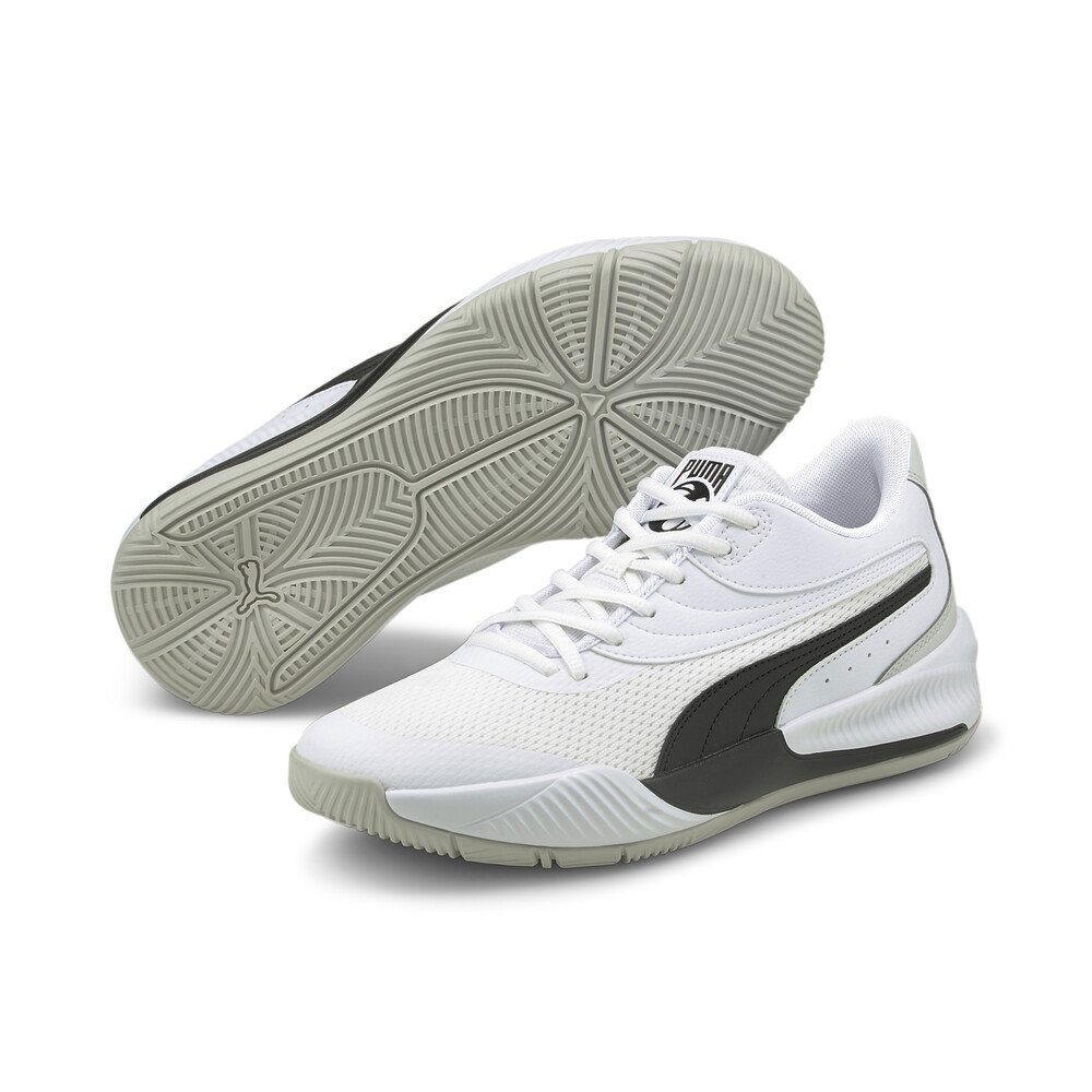 puma basketball shoes white and black