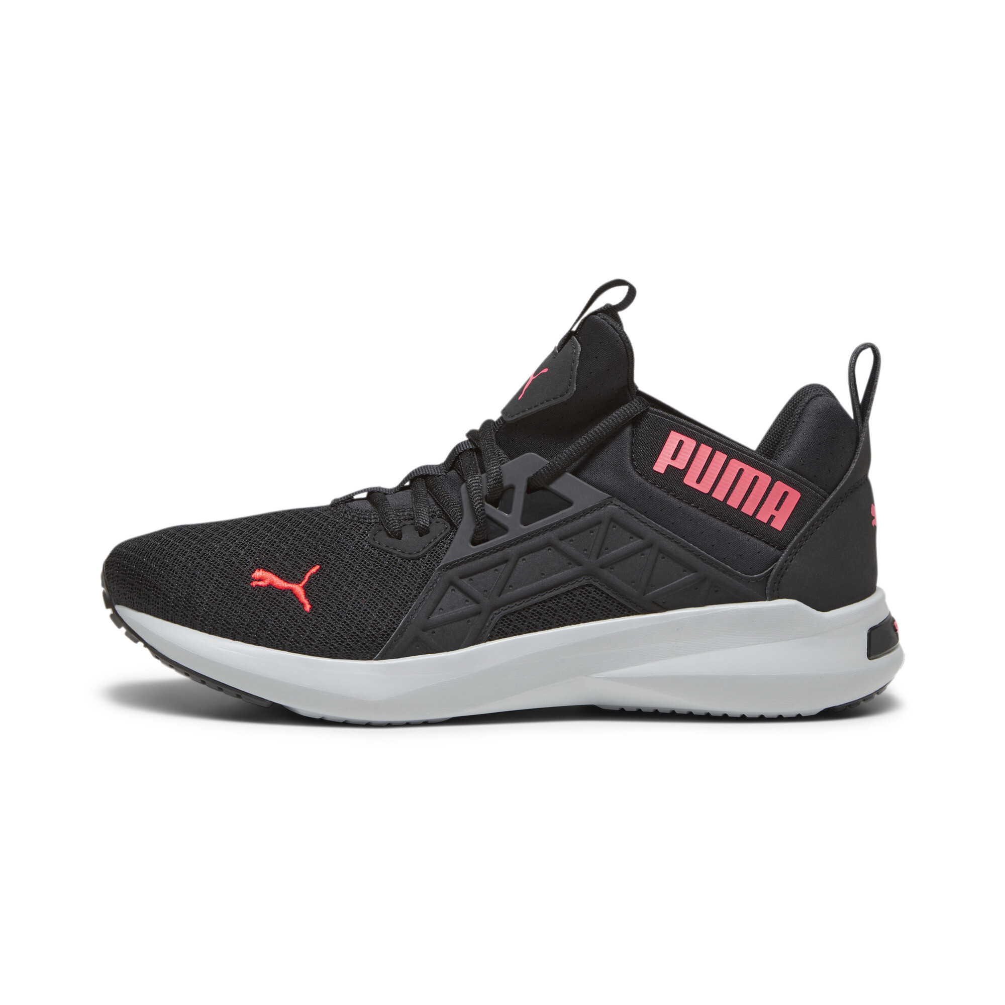 Puma SOFTRIDE Enzo NXT Herren Laufschuhe | Black/Fire Orchid | Größe: 40.5