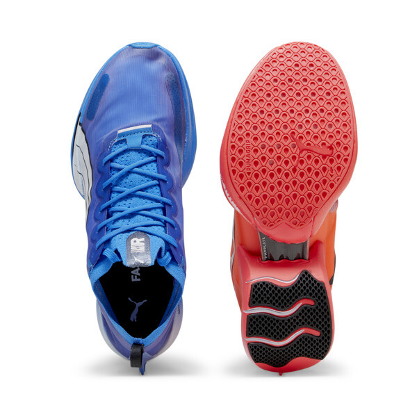 Shoes red and blue clearance