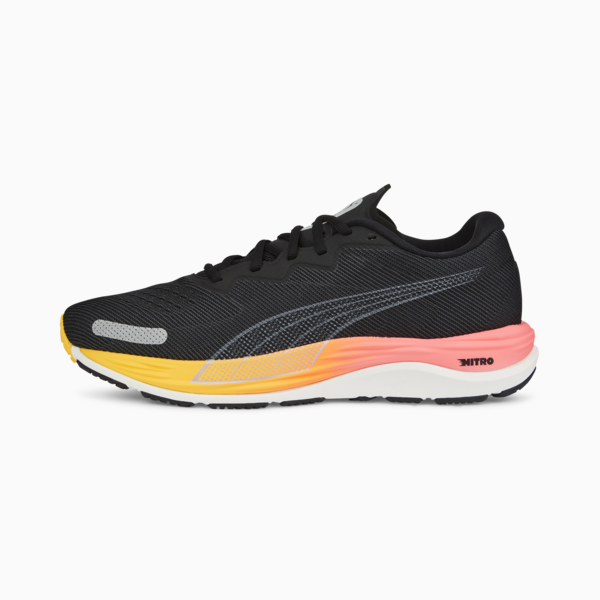 Zapatillas Velocity Nitro 2 de running, Puma Black-Sunset Glow, large-ARG