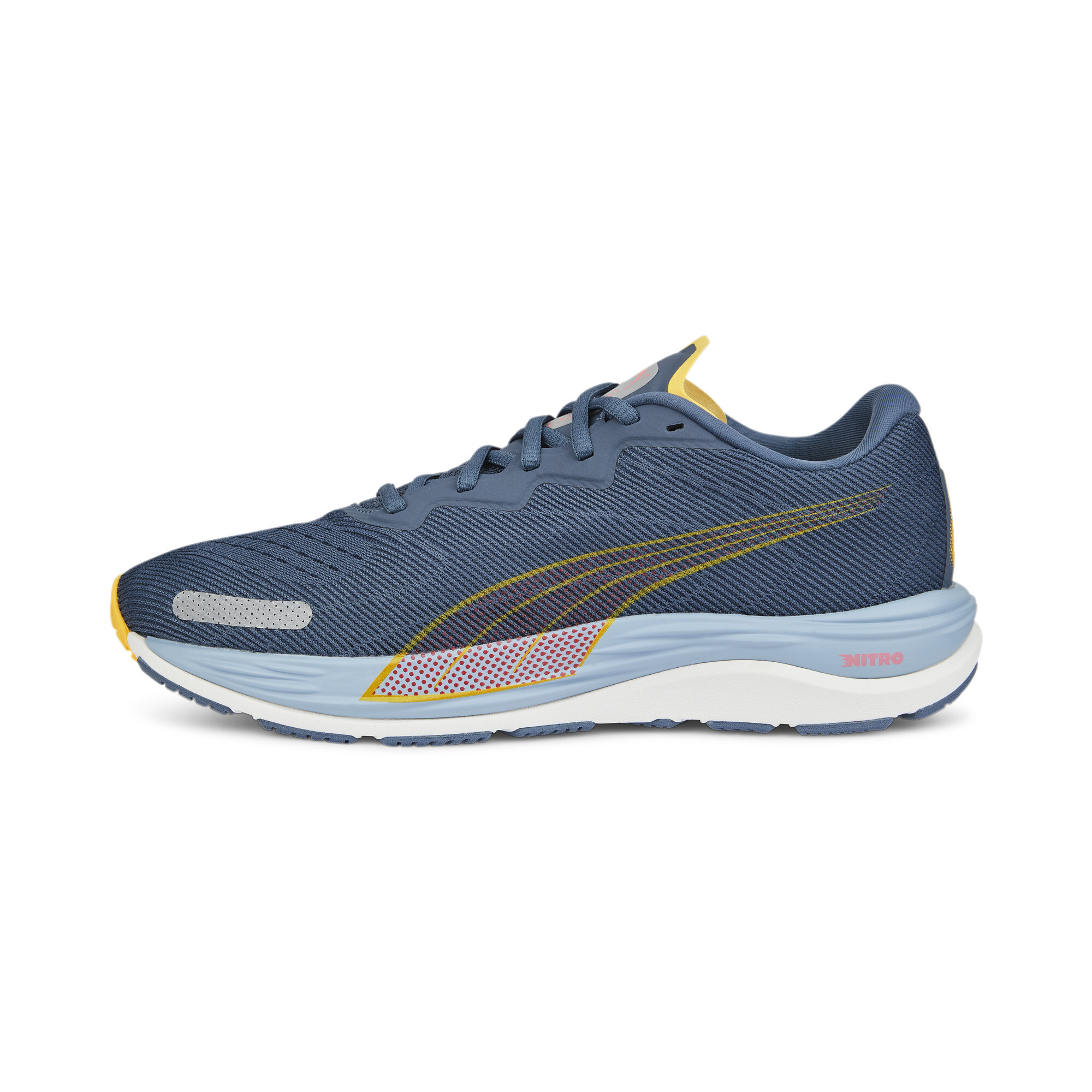 Men's Puma Velocity NITRO™ 2's Running Shoes, Gray, Size 39, Shoes