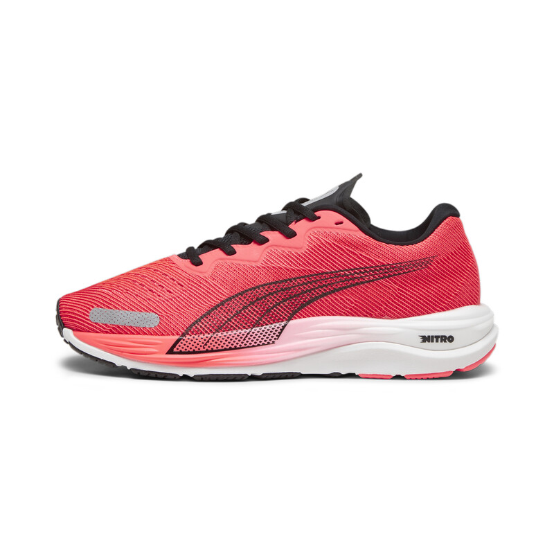 Men's PUMA Velocity NITRO 2 Running Shoes in Black/Pink size UK 8