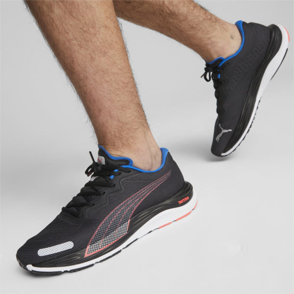 Velocity NITRO™ 2 Men's Running Shoes, Puma Black-Fire Orchid-Ultra Blue, large-ZAF