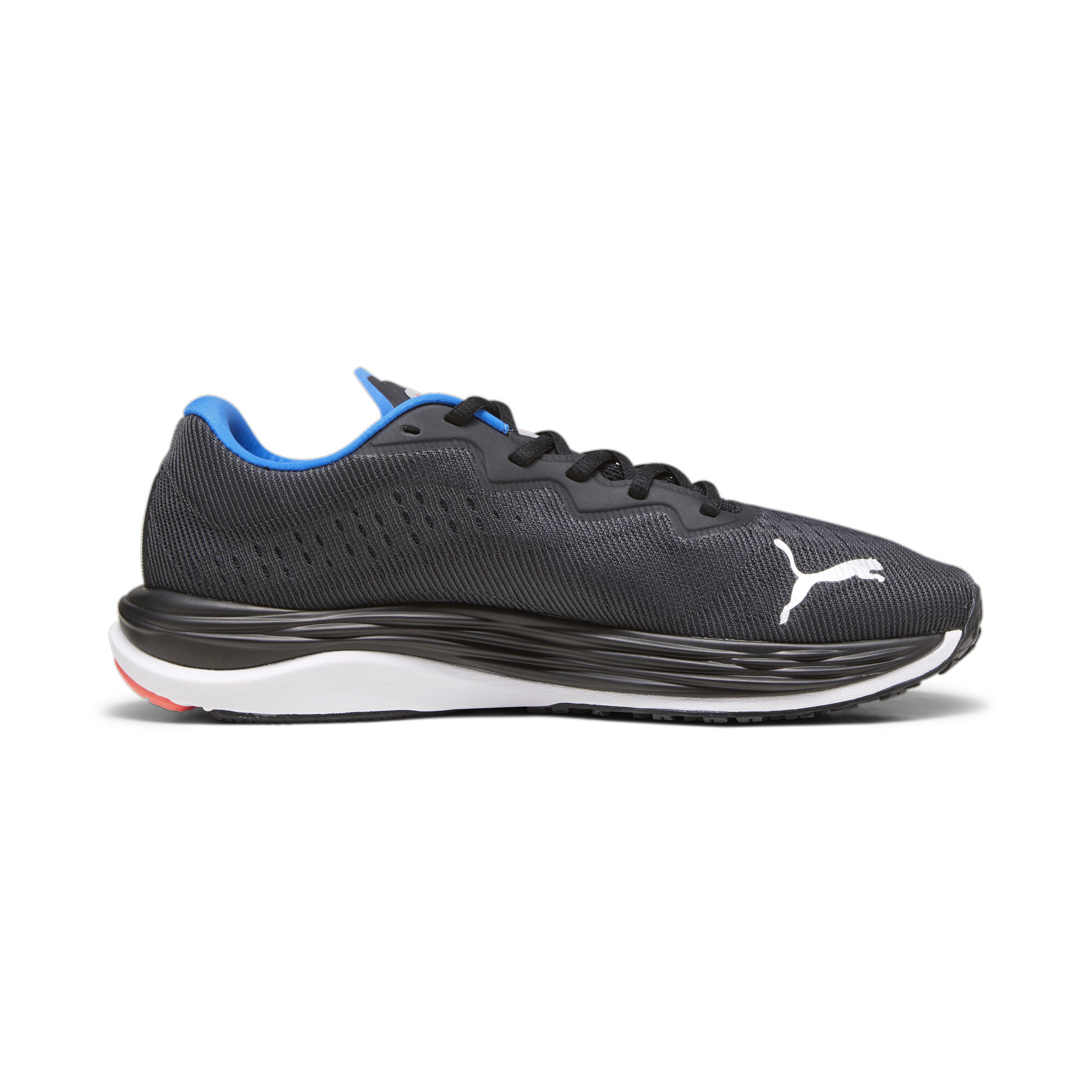 Men's PUMA Velocity NITRO™ 2 Running Shoes In Black, Size EU 39