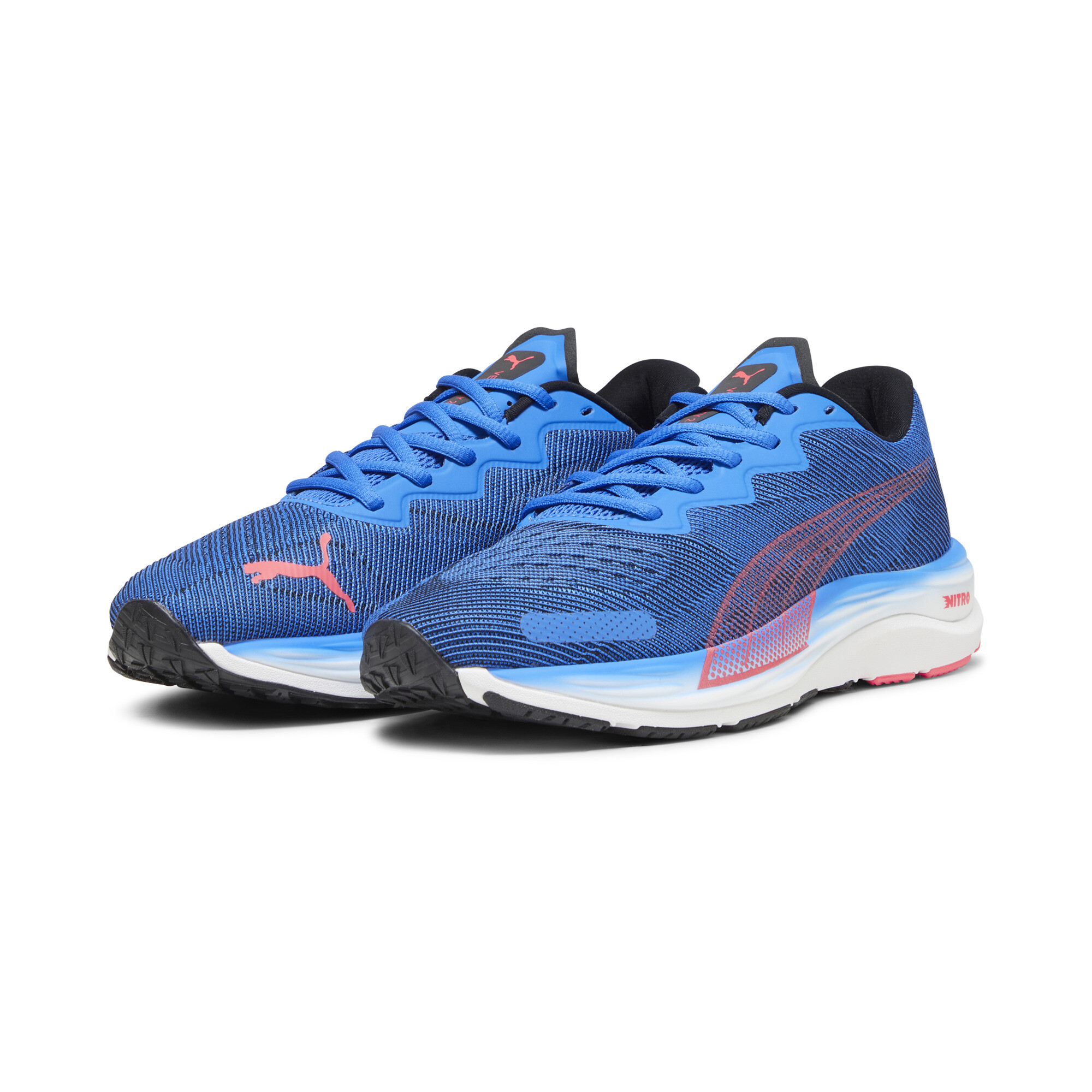 Men's PUMA Velocity NITRO™ 2 Running Shoes In Blue, Size EU 40