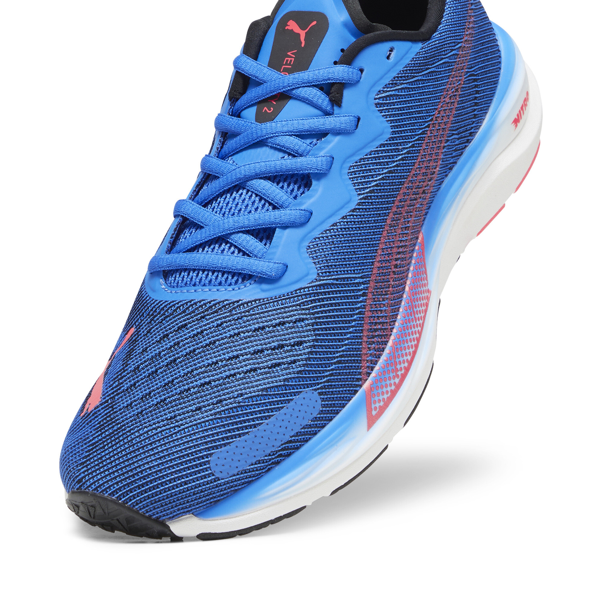 Men's PUMA Velocity NITRO™ 2 Running Shoes In Blue, Size EU 40