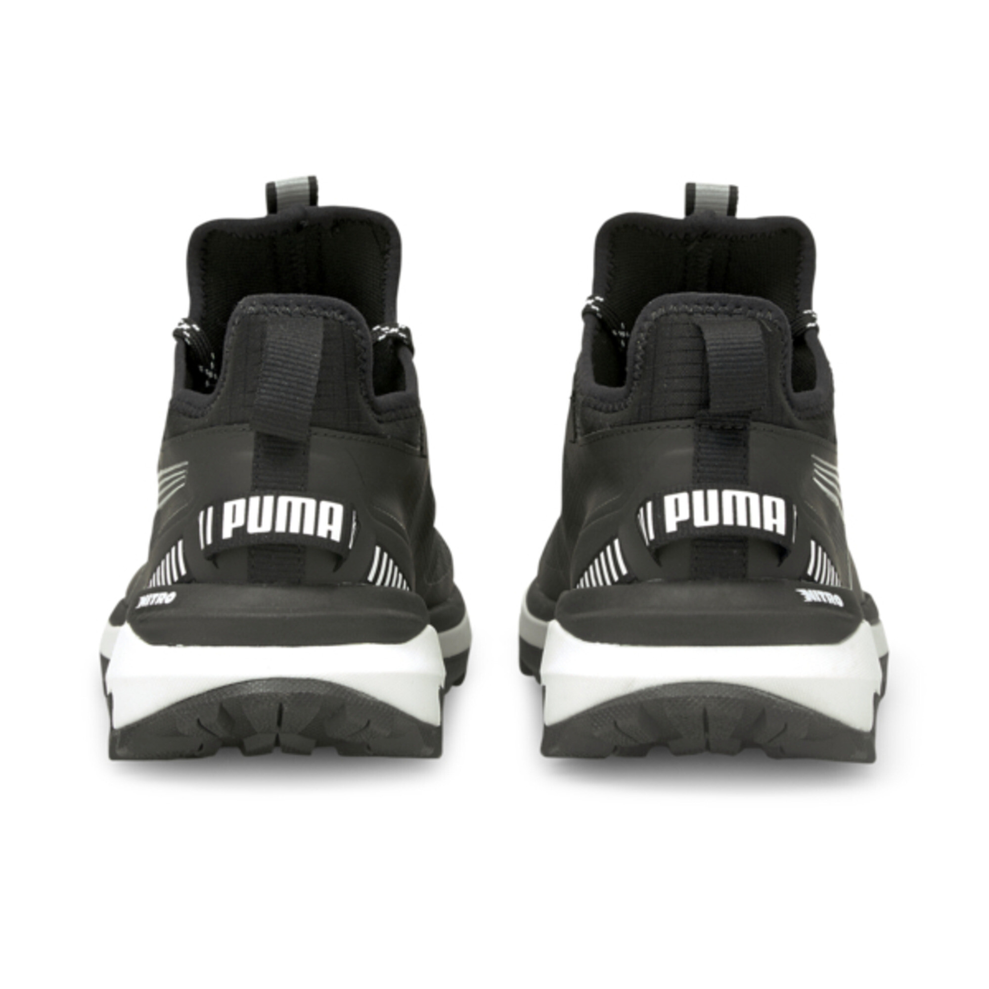 Men's PUMA Voyage Nitro Trail Running Shoes In 10 - Black, Size EU 48.5