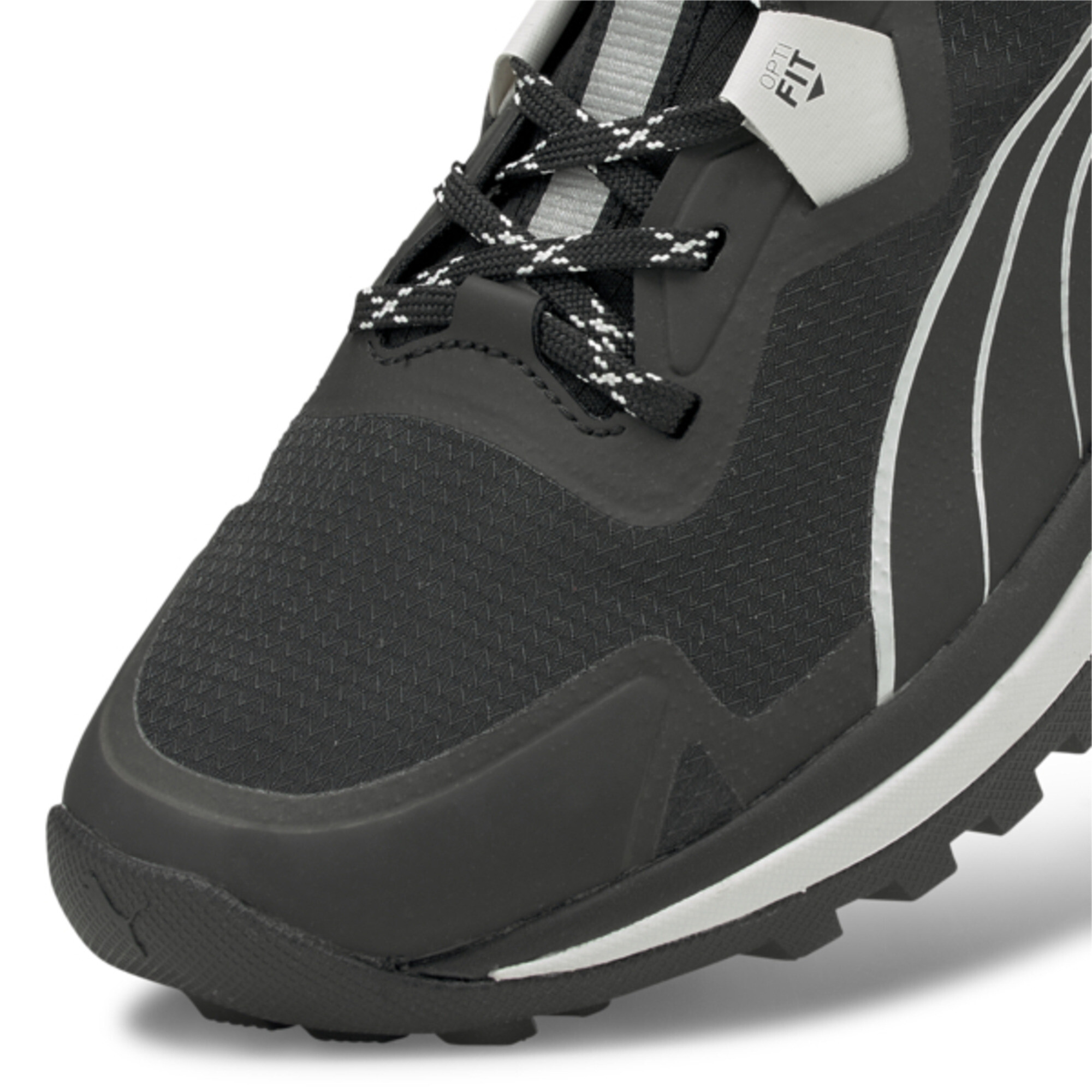 Men's PUMA Voyage Nitro Trail Running Shoes In 10 - Black, Size EU 40.5