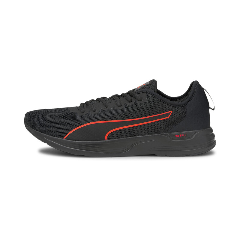 

PUMA Accent Unisex Running Shoes, Black/red