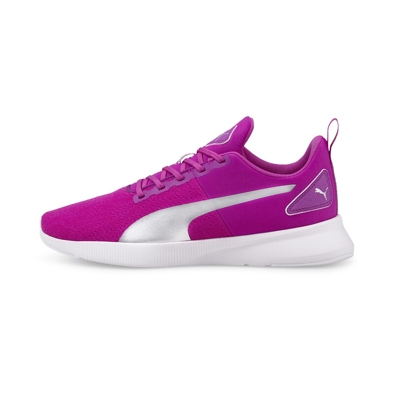 

Women's PUMA Flyer Runner Femme Running Shoes, Gray/pink/silver
