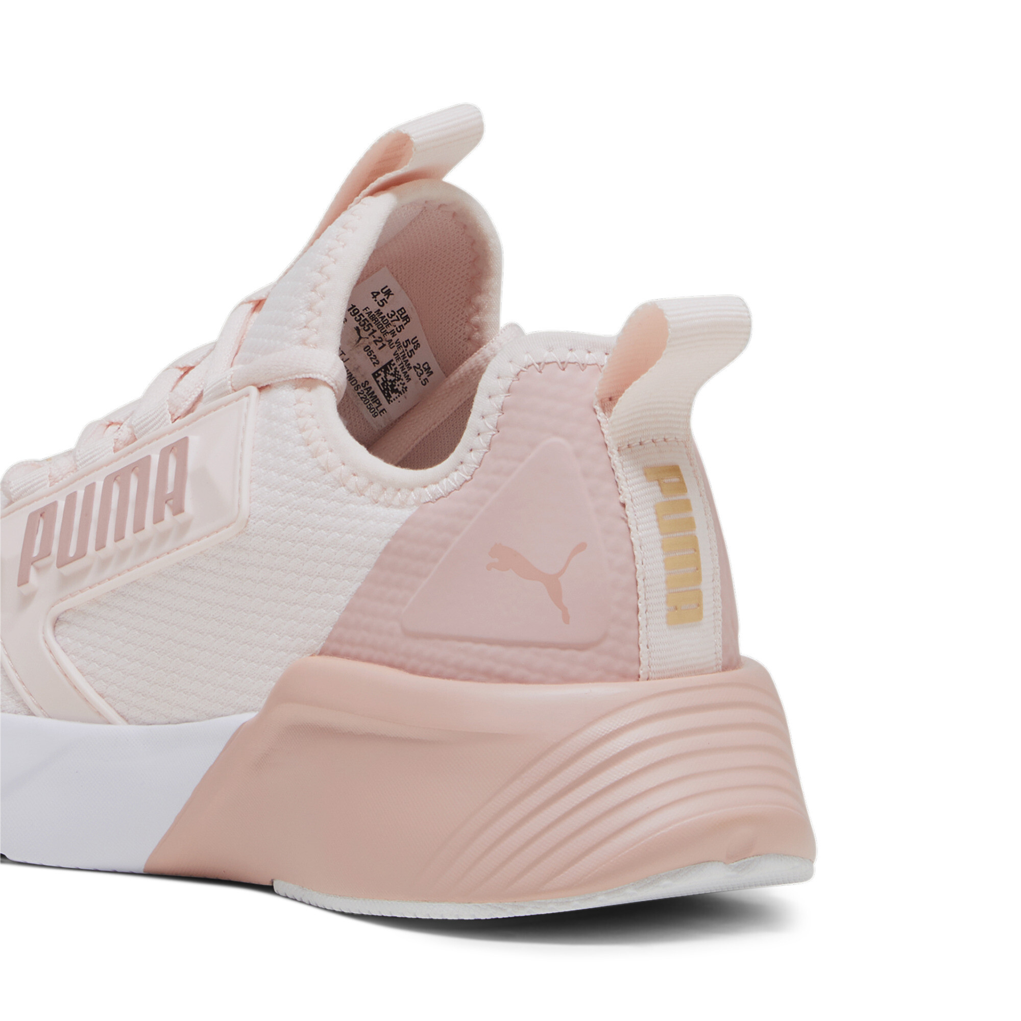 Women's Puma Retaliate Mesh's Running Shoes, Pink, Size 37.5, Shoes