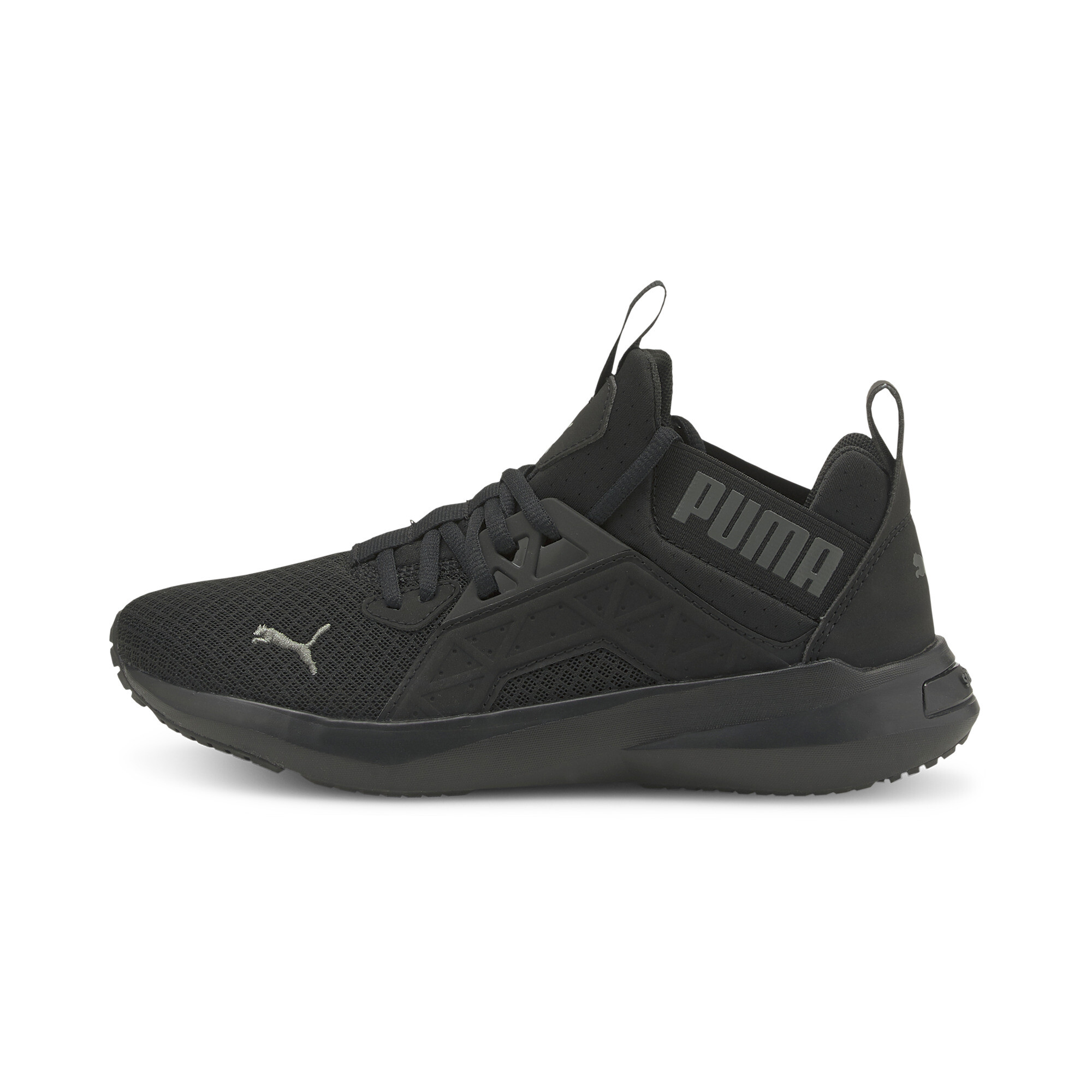 Puma Softride Enzo NXT Jugend Sneaker Schuhe Für Für Kinder | Mit Plain | Black/Castlerock | Größe: 38