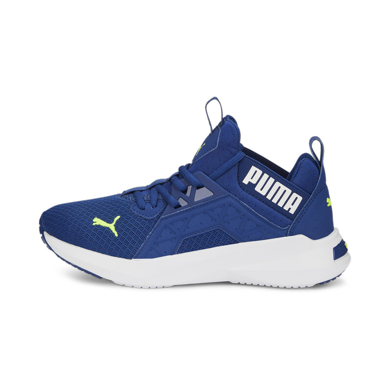 

PUMA Softride Enzo Nxt Youth Running Shoes, White/black/blue