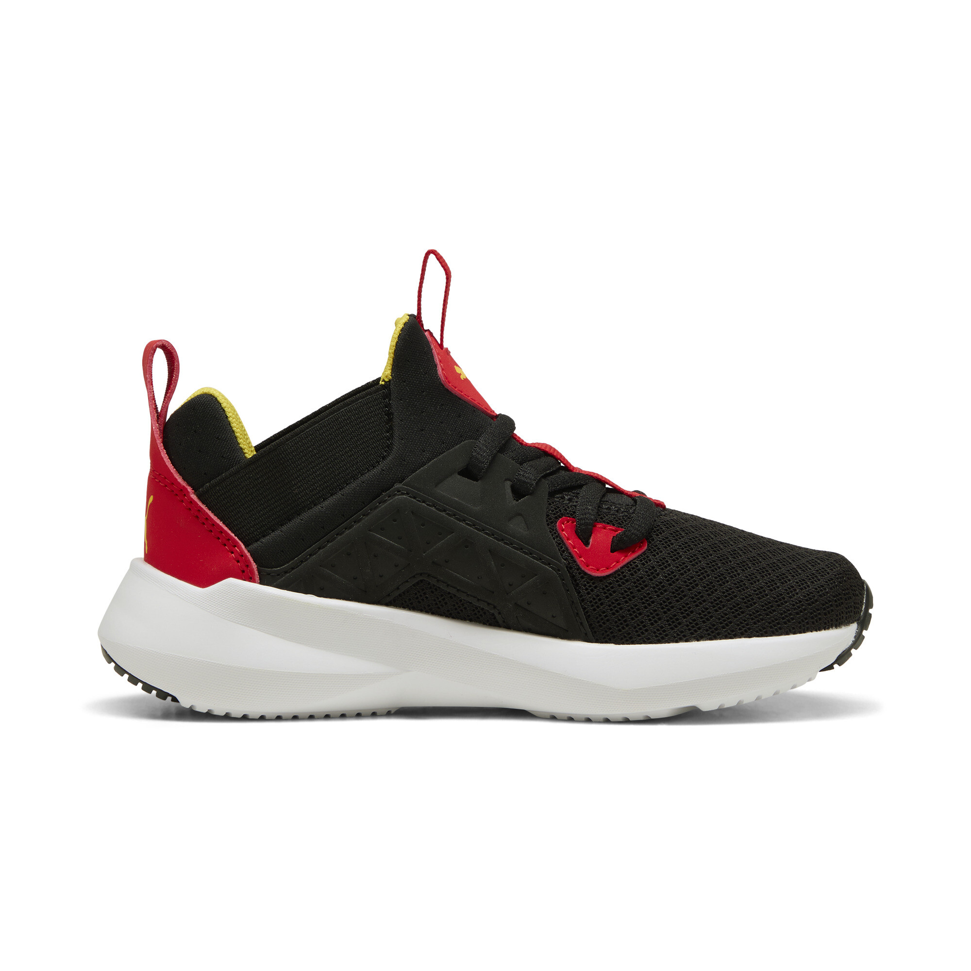 PUMA Soft Enzo NXT sneakers kinderen, Zwart/Rood/Geel, Maat 31 thumbnail 3