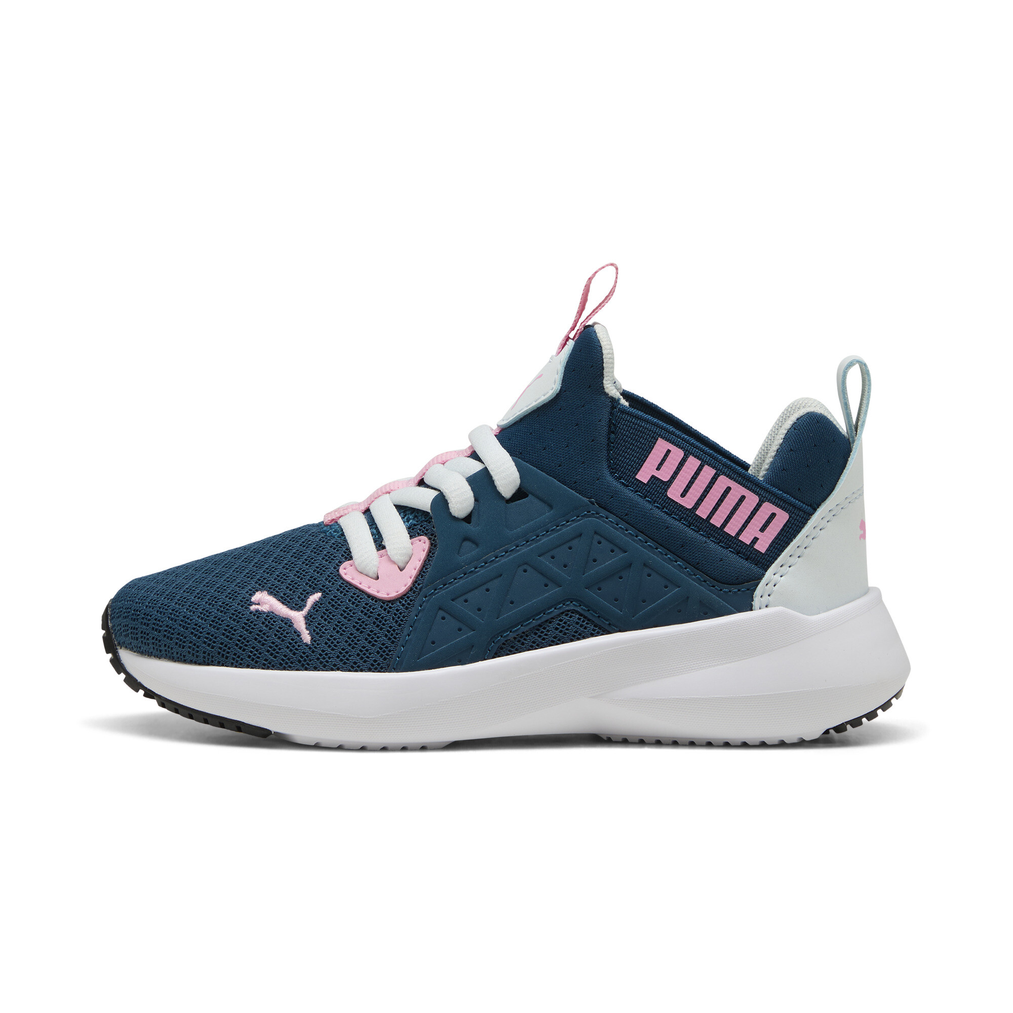 Puma Soft Enzo NXT Kinder Sneaker Schuhe | Mit Plain | Ocean Tropic/Pink Lilac/Dewdrop | Größe: 28.5