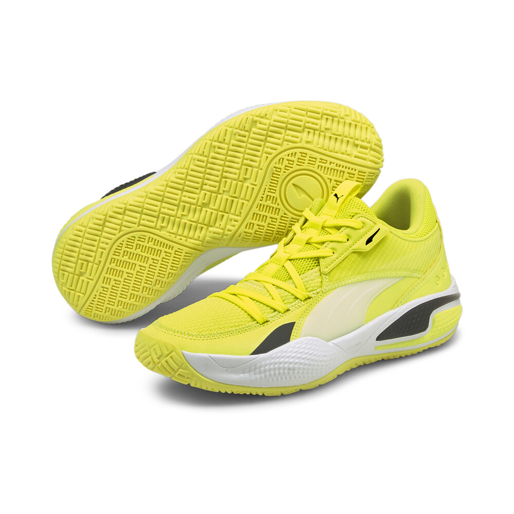 Court Rider I Basketball Shoes Yellow PUMA