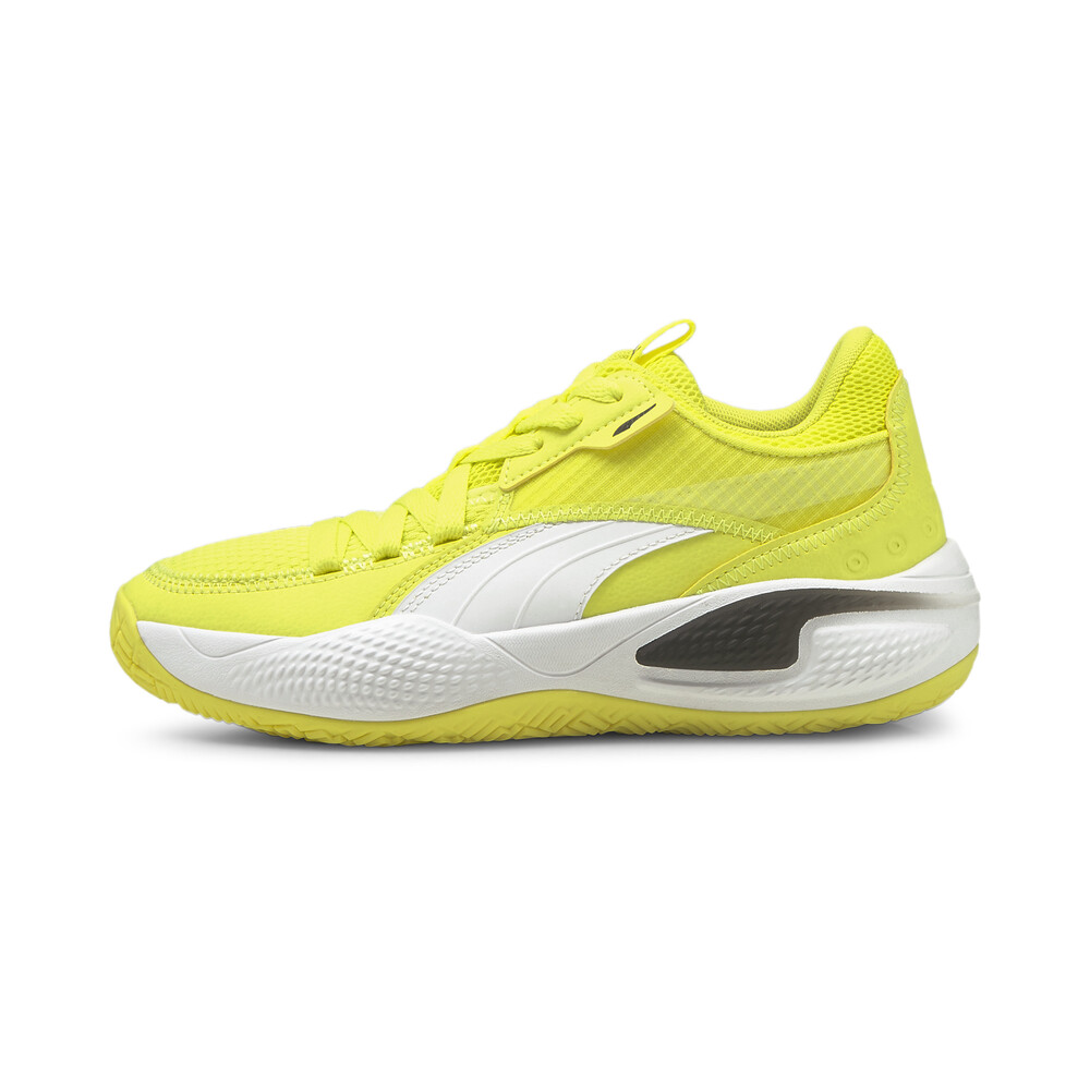 Court Rider I Youth Basketball Shoes | Yellow - PUMA