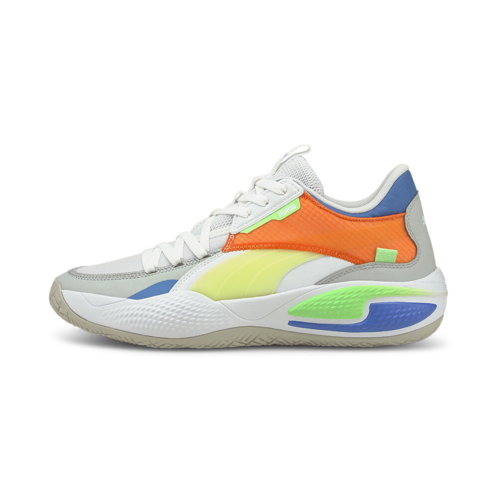 Court Rider Twofold Basketball Shoes | White - PUMA