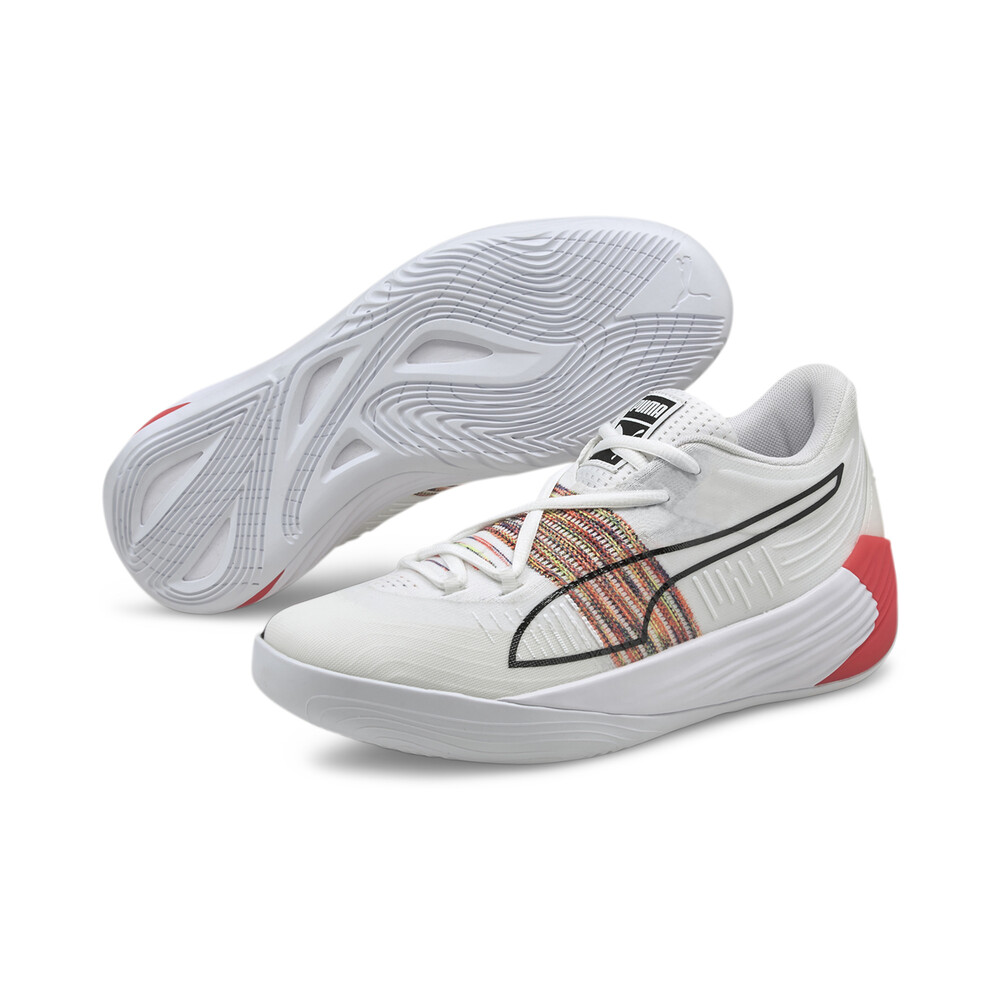 puma basketball shoes white and black