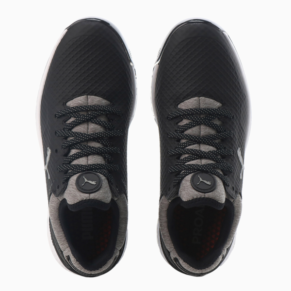 PROADAPT ALPHACAT Men's Golf Shoes, Puma Black-Puma Silver-QUIET SHADE, large-ZAF