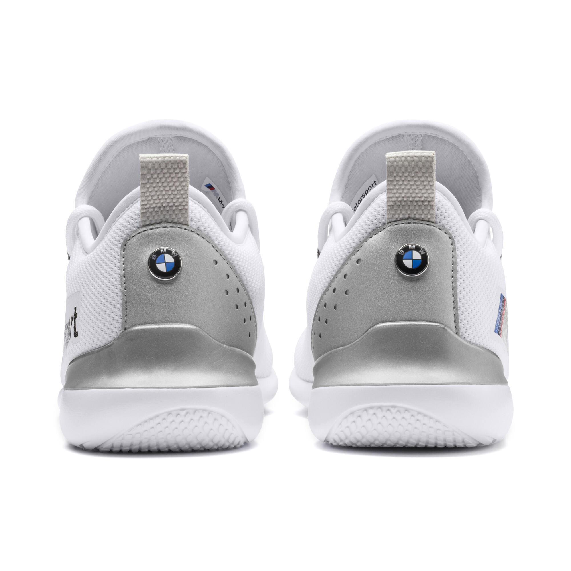 Puma Herren BMW MMS Evo Cat Racer Turnschuh, White Silver Puma Herren BMW MMS Evo Cat Racer Turnschuh, White Silver