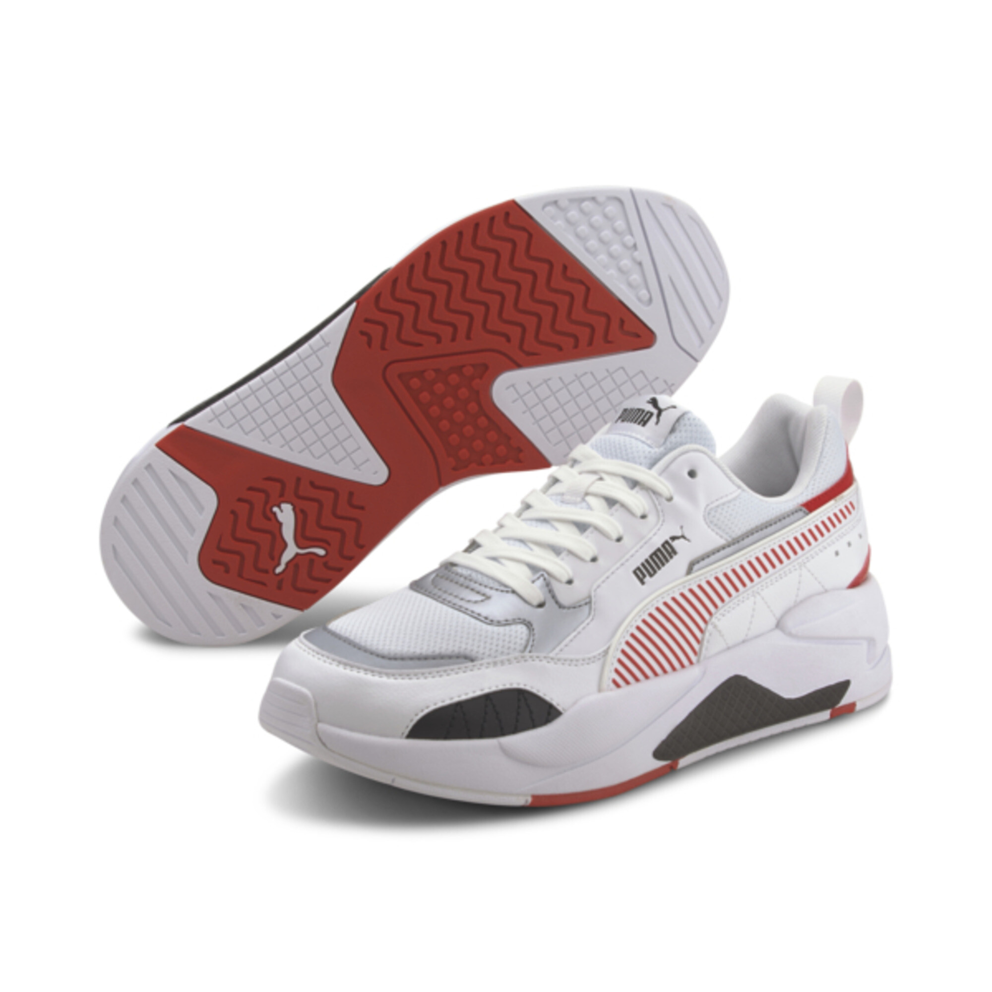 Men's PUMA Scuderia Ferrari Race X-Ray 2 Trainers In Red, Size EU 35.5