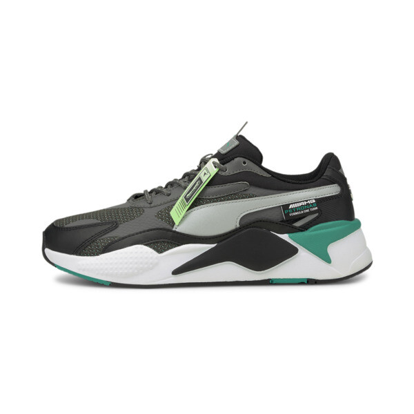 Puma Men\'s Sneakers Black Green Size 9 RS-X3 Mercedes AMG Petronas MAPM PUMA RS-X3 x Mercedes-AMG Black / Spectra Green Sneakers  main image 2