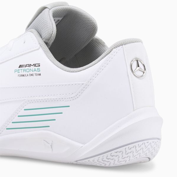 Mercedes F1 R-Cat Machina Motorsport Shoes, Puma White-Mercedes Team Silver-Spectra Green, large-ZAF