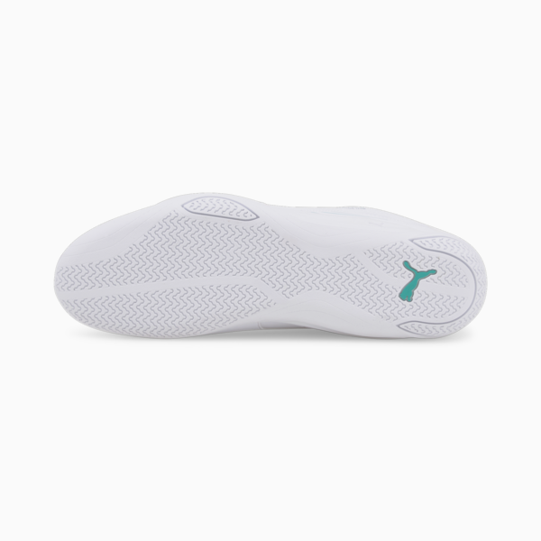 Mercedes F1 R-Cat Machina Motorsport Shoes, Puma White-Mercedes Team Silver-Spectra Green, large-ZAF