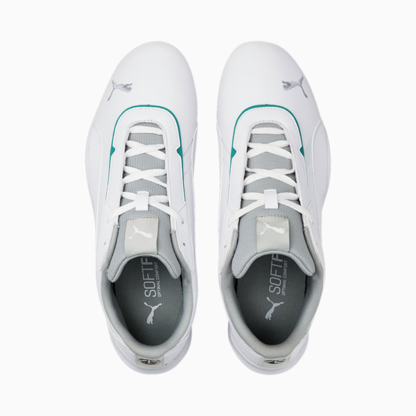 Mercedes F1 R-Cat Machina Motorsport Shoes, Puma White-Mercedes Team Silver-Spectra Green, large-ZAF