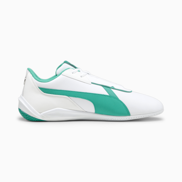 Mercedes F1 R-Cat Machina Motorsport Shoes, PUMA White-Spectra Green-Spectra Green, large-ZAF