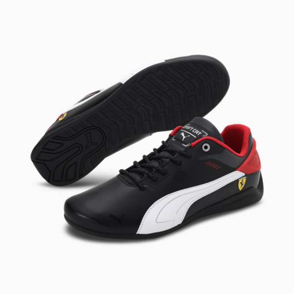Scuderia Ferrari Drift Cat Delta Motorsport Shoes, Puma Black-Puma White, large-ZAF