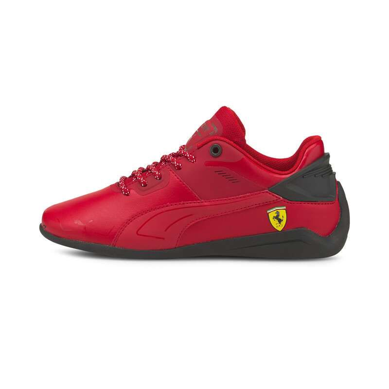 PUMA Ferrari Drift Cat Delta Youth Motorsport Sneakers, Black/red