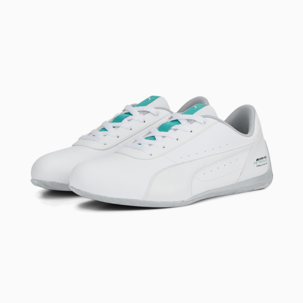 Mercedes F1 Neo Cat Motorsport Shoes, Puma White-Spectra Green, large-ZAF